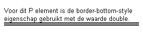 Voorbeeld border-bottom-style