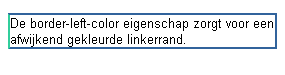 Voorbeeld border-left-color