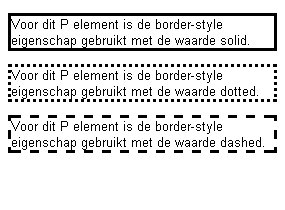 Voorbeeld border-style