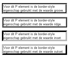 Voorbeeld border-style