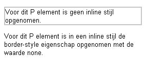 Voorbeeld border-style