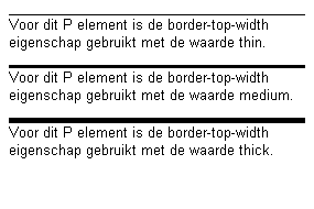 Voorbeeld border-top-width