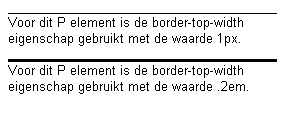 Voorbeeld border-top-width