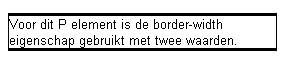 Voorbeeld border-width