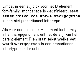 Voorbeeld font-family