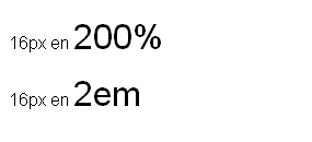 Voorbeeld font-size