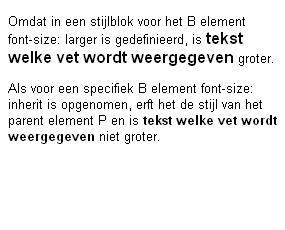 Voorbeeld font-size