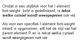 Voorbeeld font-weight