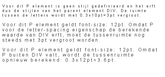 Voorbeeld letter-spacing