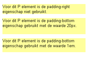 Voorbeeld padding-bottom