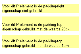 Voorbeeld padding-top