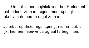 Voorbeeld text-indent