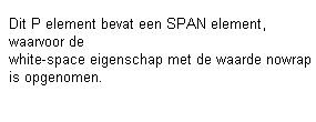 Voorbeeld white-space
