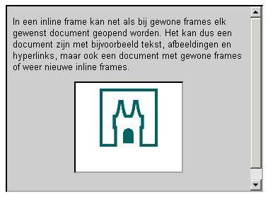 Voorbeeld inline frame