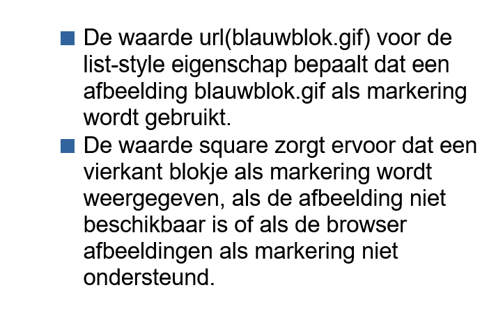 Voorbeeld gebruik stijlen