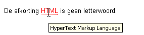 Voorbeeld basislettertype