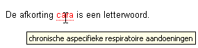 Voorbeeld basislettertype